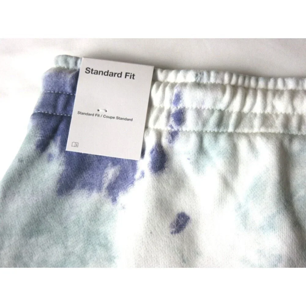 Men's Jordan Sport DNA Fleece Tie Dye Shorts Ocean Cube White Green Purple NWT